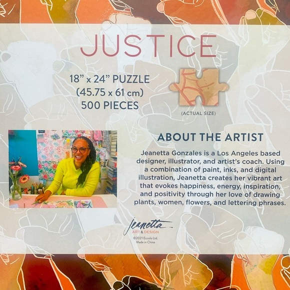 Justice 500 pc puzzle - Picture 3 of 3